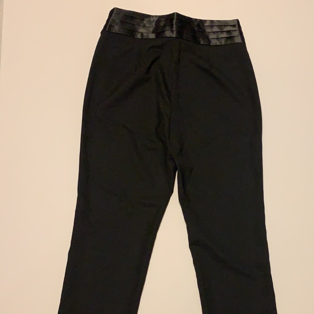 🆕 Brooks Brothers Black Pants with Satin Waistband - Women’s Size 4 - Picture 4 of 8